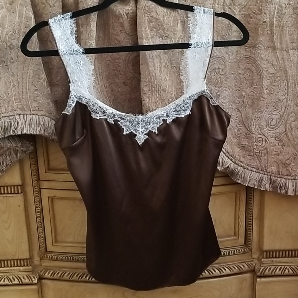 Elie Tahari silk camisole top,sz S